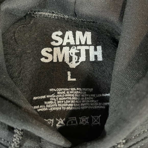 Sam Smith Gloria Tour Pullover Hoodie Adult Sz L New - Picture 5 of 6